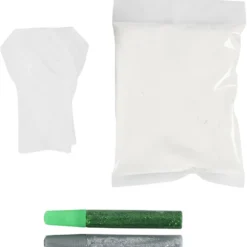 Mini DIY Kit Gjutharts, Julgranar, vit, 1 förp.
