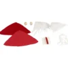 Mini DIY Kit, hängande tomtenissar, H: 11 cm, 1 förp.