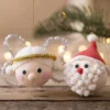 Mini DIY Kit Julgranskulor, Jultomte och ängel, 1 förp.