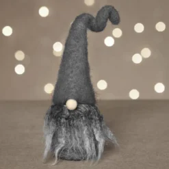 Mini DIY Kit, Jultomte, H: 13 cm, gråmelerad, 1 förp.