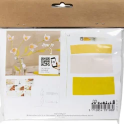 Mini DIY Kit Kräppapper, Körsbärskvist, Stretchbarhet: 180%, 1 förp.