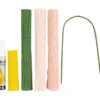 Mini DIY Kit Kräppapper, Pion, Stretchbarhet: 180%, 105 g, 1 förp.