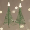 Mini DIY Kit, makramé julgran, H: 11 cm, 1 förp.