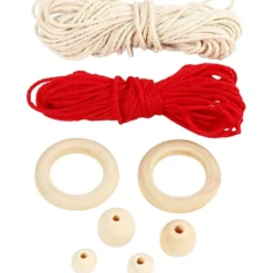 Mini DIY Kit, makramé nisse, H: 14 cm, 1 förp.