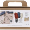 Mini DIY Kit Makramé, Nyckelringar, 1 förp.