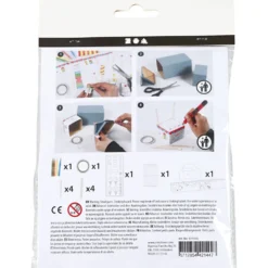 Mini DIY Kit, Mjölkkartong glasskiosk, 1 förp.