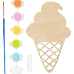 Mini DIY Kit Måla, Glasstrut, mixade färger, 1 förp.