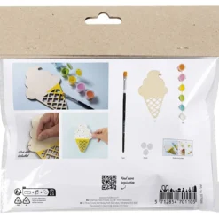 Mini DIY Kit Måla, Glasstrut, mixade färger, 1 förp.