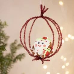 Mini DIY Kit Modellera, Hjärtformad julfigur, mixade färger, 1 förp.