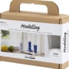 Mini DIY Kit Modellera, Ljusstake, ultra marine, 1 förp.