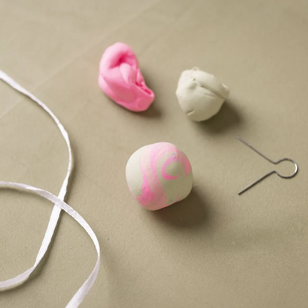 Mini DIY Kit Modellera, Marmorerade ägg, 1 förp.