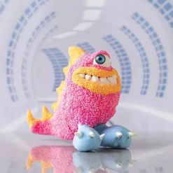 Mini DIY Kit Modellera, Monster Freddy, neonrosa, 1 förp.