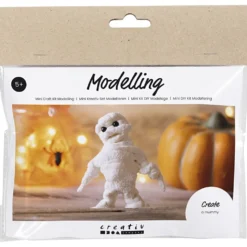 Mini DIY Kit Modellera, Mumie, vit, 1 förp.