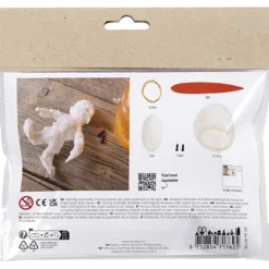 Mini DIY Kit Modellera, Mumie, vit, 1 förp.