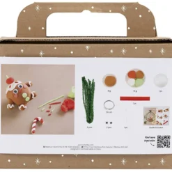 Mini DIY Kit Modellera, Pepparkaksgubbe, mixade färger, 1 förp.