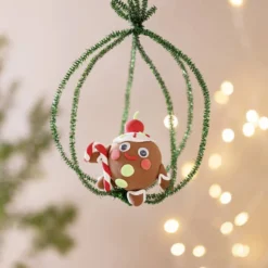 Mini DIY Kit Modellera, Pepparkaksgubbe, mixade färger, 1 förp.