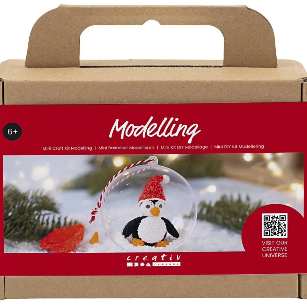 Mini DIY Kit Modellera, pingvin, 1 förp.