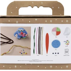 Mini DIY Kit Modellera, Renmonster, mixade färger, 1 förp.