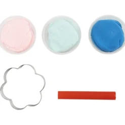 Mini DIY Kit modellera, Skålar, pastellblå, ljusrosa, 1 förp.