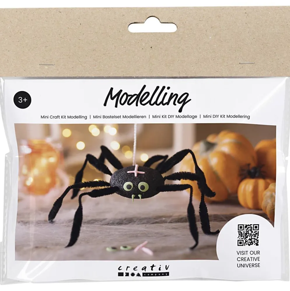 Mini DIY Kit Modellera, Spindel, 1 förp.