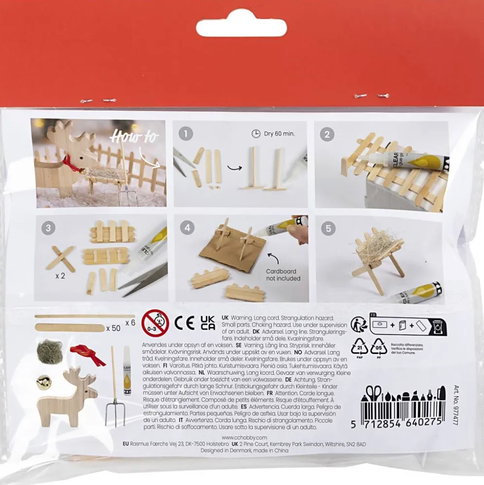 Mini DIY Kit Nissens Dörr, Ren, 1 förp.