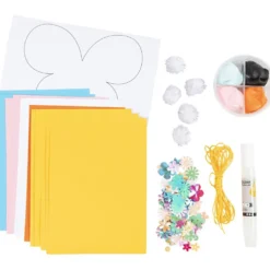 Mini DIY Kit Pappersdekoration, kartong med dekoration, 1 set
