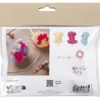 Mini DIY Kit Pompom, Ägg, colorful, 1 förp.