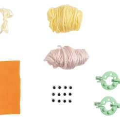 Mini DIY Kit Pompom, Kycklingar, mixade färger, 1 förp.