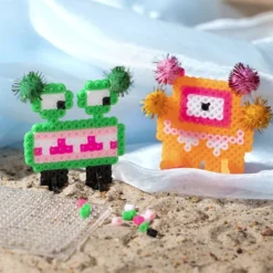 Mini DIY Kit Rörpärlor, Monster, mixade färger, 1 förp.