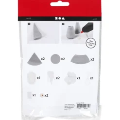 Mini DIY Kit, Skandinavisk tomte, H: 12 cm, grå, 1 förp.