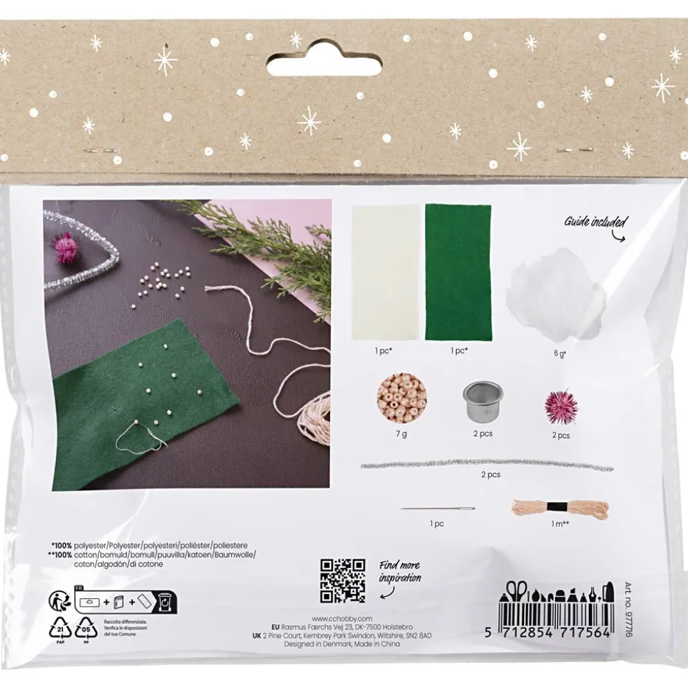 Mini DIY Kit Sömnad, Evighetsljus, 1 förp.