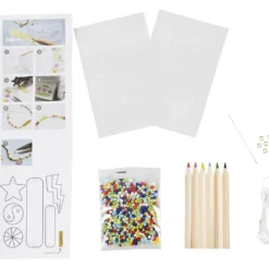 Mini DIY Kit Smycken, Armband i krympplast, 1 förp.