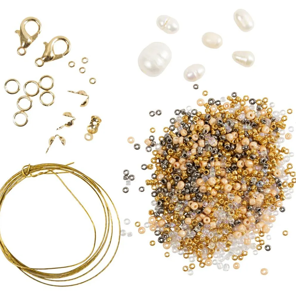 Mini DIY Kit Smycken, Armband och halsband med lås, 1 förp.