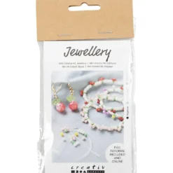 Mini DIY Kit Smycken, Elastiskt armband och örhänge, 1 förp.