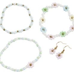 Mini DIY Kit Smycken, Elastiskt armband, örhänge, 1 förp.