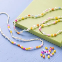 Mini DIY Kit Smycken, Halsband och armband, mixade färger, 1 förp.