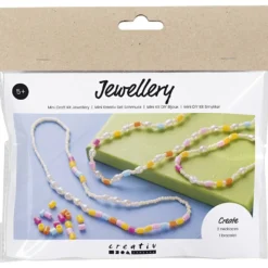 Mini DIY Kit Smycken, Halsband och armband, mixade färger, 1 förp.