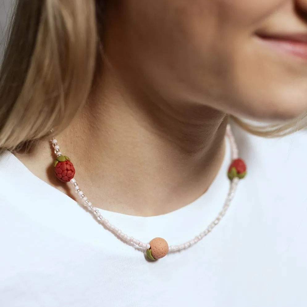 Mini DIY Kit smycken, Halsband och örhängen, kungsblå, 1 förp.