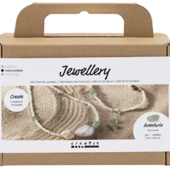 Mini DIY Kit Smycken, Halsband och armband i aventurin, 1 förp.