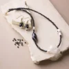 Mini DIY Kit Smycken, Kraftigt halsband, svart harmoni, 1 förp.