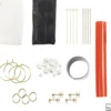 Mini DIY Kit Smycken, Örhängen, svart, vit, 1 förp.