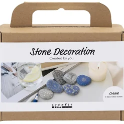 Mini DIY Kit Stendekoration, blå, 1 förp.