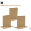 Mini DIY Kit Stämpeltryck, Kort med duvor, beige, 1 förp.