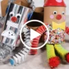 Mini DIY Kit, Toalettrulle clown, 1 förp.