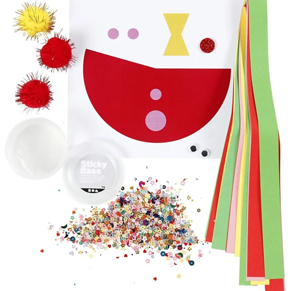 Mini DIY Kit, Toalettrulle clown, 1 förp.