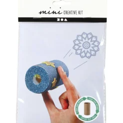 Mini DIY Kit, Toalettrulle kalejdoskop, 1 förp.