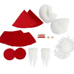 Mini DIY Kit, tomtenissar, H: 12 cm, röd, 1 förp.