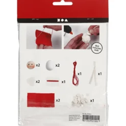 Mini DIY Kit, tomtenissor, H: 8 cm, 1 förp.
