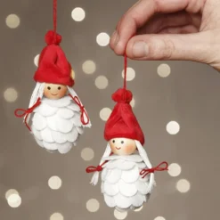 Mini DIY Kit, tomtenissor, H: 8 cm, 1 förp.