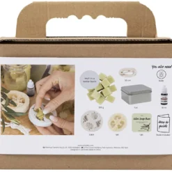 Mini DIY Kit Tvåltillverkning, Snäckskal, olivgrön, 1 förp.